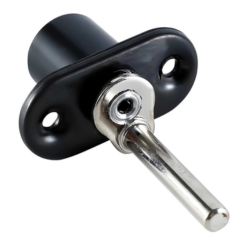 Чекмеджетна заключалка с три звена за офисно бюро и файлов шкаф, цилиндър за заключване и свързващ прът; материал: цинкова сплав; модел: SLSUO