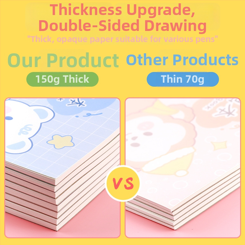 Brėžinių knygelė piešimui – mielas triušis ir tingus katinas, mokytojo apdovanojimo tema (Modelis: YH-A4 piešimo knyga; viršelio medžiaga: popierius; viršelio lapos: laisvos; popieriaus medžiaga: eskizinis popierius; popieriaus svoris: 150 g/m²; vieneto sv