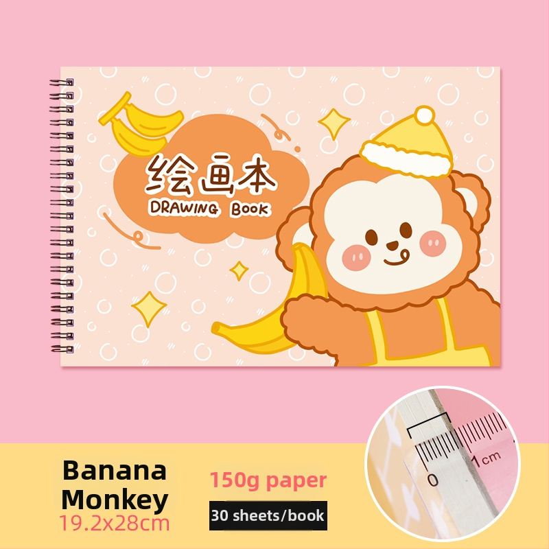 Joonistusraamat – armas jänes ja laisk kass, õpetaja preemia teema (Mudel: YH-A4 joonistusraamat; Kaane materjal: paber; Lintimine: vabalt lehed; Teksti materjal: visandipaber; Paberi tihedus: 150 g/m²; Ühik kaal: ~298 g; Märkus: märkmiku stiil: 2316990671