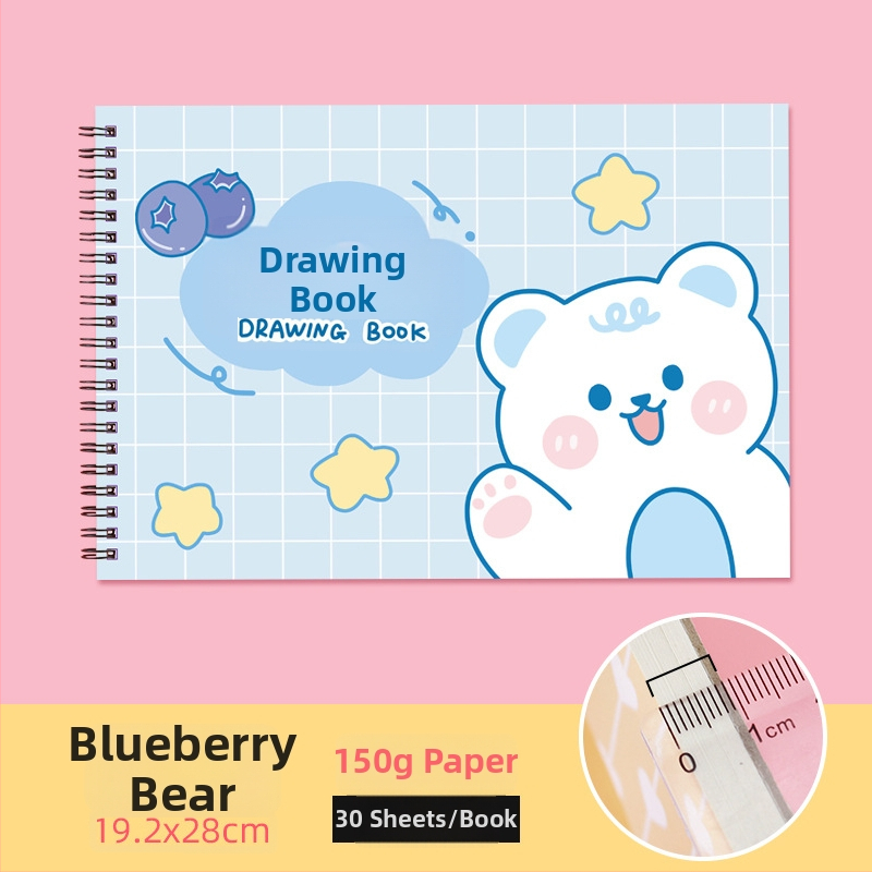 Joonistusraamat – armas jänes ja laisk kass, õpetaja preemia teema (Mudel: YH-A4 joonistusraamat; Kaane materjal: paber; Lintimine: vabalt lehed; Teksti materjal: visandipaber; Paberi tihedus: 150 g/m²; Ühik kaal: ~298 g; Märkus: märkmiku stiil: 2316990671