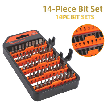 51-in-1 atsuktuvas su bitais rinkinys — S2 įrankių plienas, magnetinis, izoliuotas, svoris 245 g, prekinis ženklas Fuyang