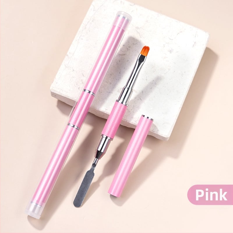 RISYAL Nagu Meno Fototerapijos Penas Su Dvigubomis Galvomis: Apvali Galva ir Platus Galius, Nešiojama Metalo Rankenė, Plieno Spaudimo Reljefa Paletė