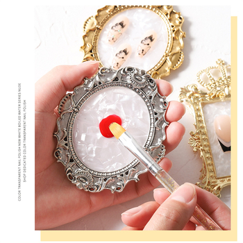 YUJIA Инструменти за нокти — палитра за гел лак 42 g, стил фоторамка, корона от имитация на раковина, комфортно покритие