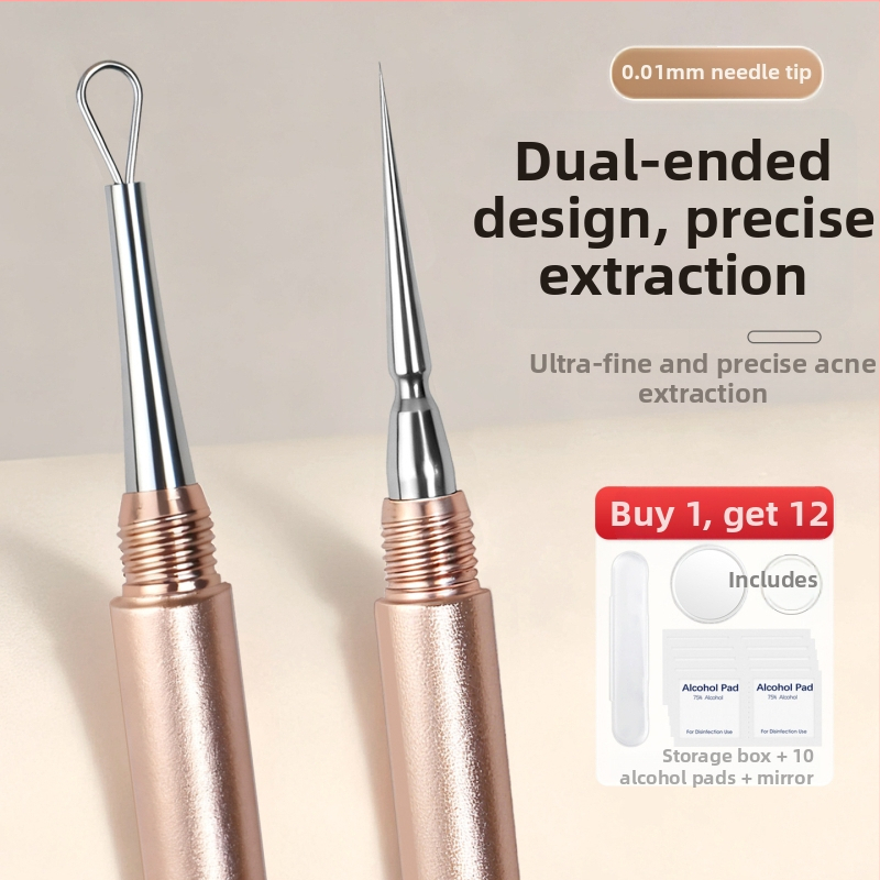 Spuogų adata su pasukamu dangteliu – Nerūdijančio plieno, universalus naudojimas (Medžiaga: Nerūdijantis plienas; Ženklas: Hong Kong Ya; Naudojimas: Bendras)