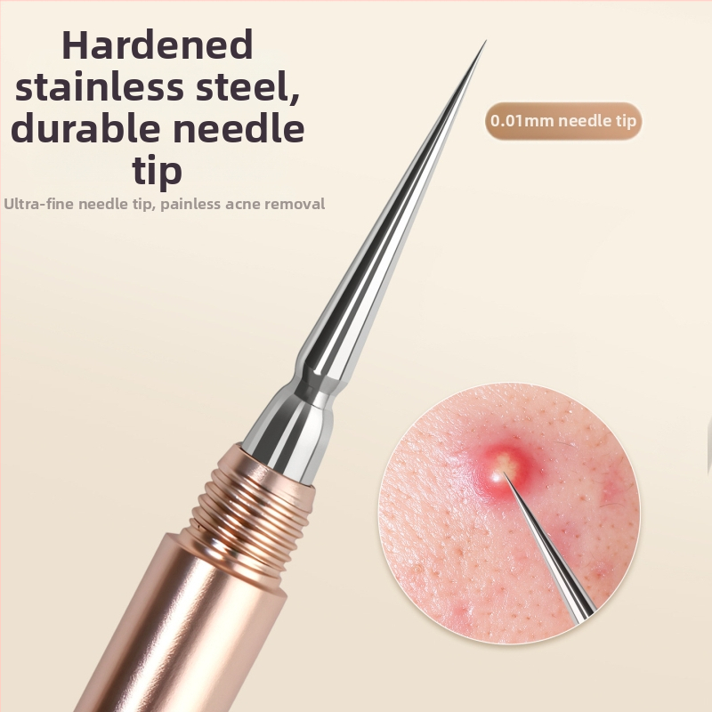 Spuogų adata su pasukamu dangteliu – Nerūdijančio plieno, universalus naudojimas (Medžiaga: Nerūdijantis plienas; Ženklas: Hong Kong Ya; Naudojimas: Bendras)