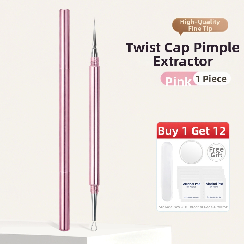 Spuogų adata su pasukamu dangteliu – Nerūdijančio plieno, universalus naudojimas (Medžiaga: Nerūdijantis plienas; Ženklas: Hong Kong Ya; Naudojimas: Bendras)