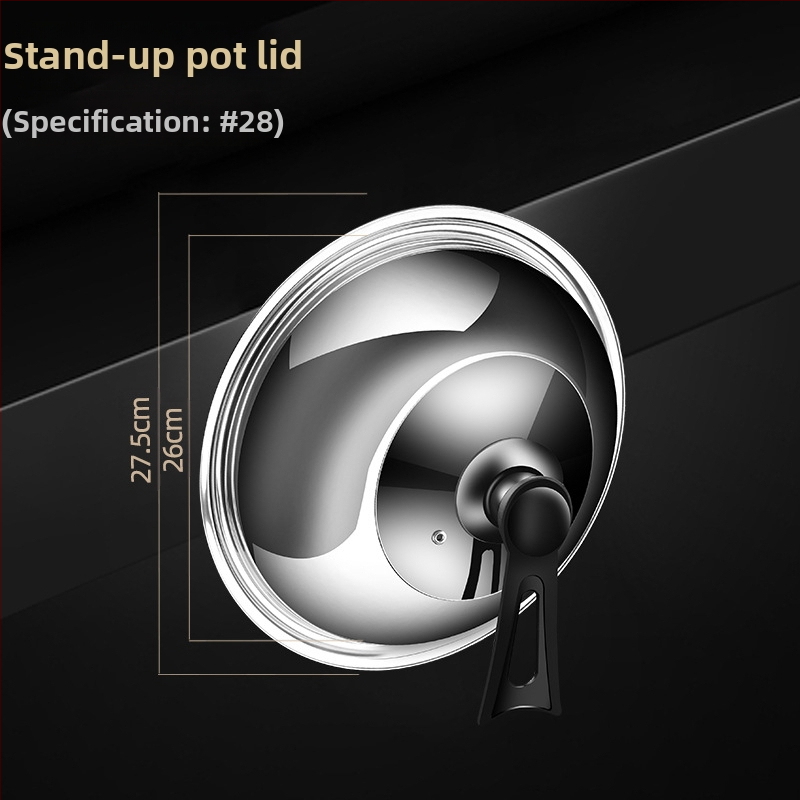 Nerūdijančio plieno puodo dangtis • Modelis: nerūdijančio plieno dangtis • Svoris: 0,4–0,6 kg • Prekės ženklas: AKL • Pritaikymas: Taip