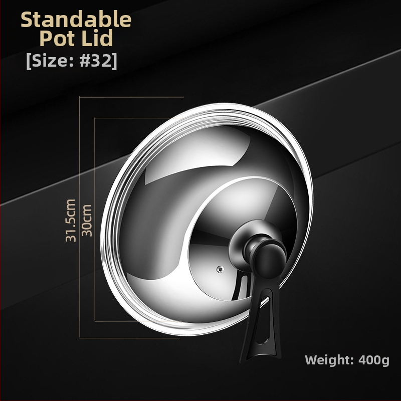 Nerūdijančio plieno puodo dangtis • Modelis: nerūdijančio plieno dangtis • Svoris: 0,4–0,6 kg • Prekės ženklas: AKL • Pritaikymas: Taip