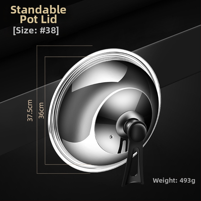 Nerūdijančio plieno puodo dangtis • Modelis: nerūdijančio plieno dangtis • Svoris: 0,4–0,6 kg • Prekės ženklas: AKL • Pritaikymas: Taip