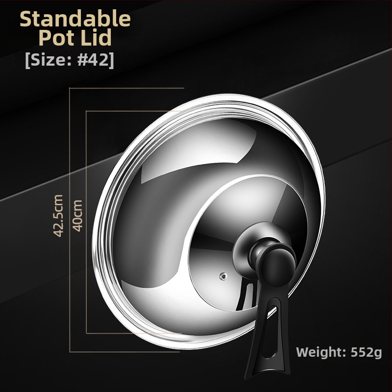 Nerūdijančio plieno puodo dangtis • Modelis: nerūdijančio plieno dangtis • Svoris: 0,4–0,6 kg • Prekės ženklas: AKL • Pritaikymas: Taip