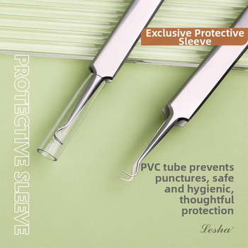 Nerūdijančio plieno spuogų adata ir pincetas – porų valymo įrankis iš Woman Legend, galiojimo laikas 5 metai