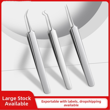 Ultra ašios spuogų adatos ir inkštirų klipas – nerūdijančio plieno