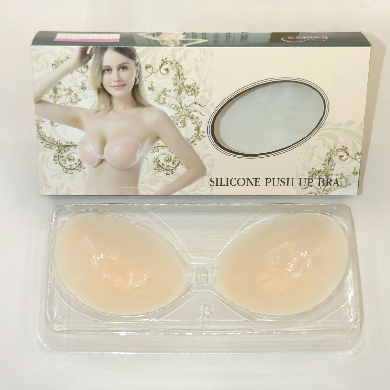 Silikono krūties pleistrai moterims, push-up efekts, nematomi, ploni, apvalūs, seksualus stilius