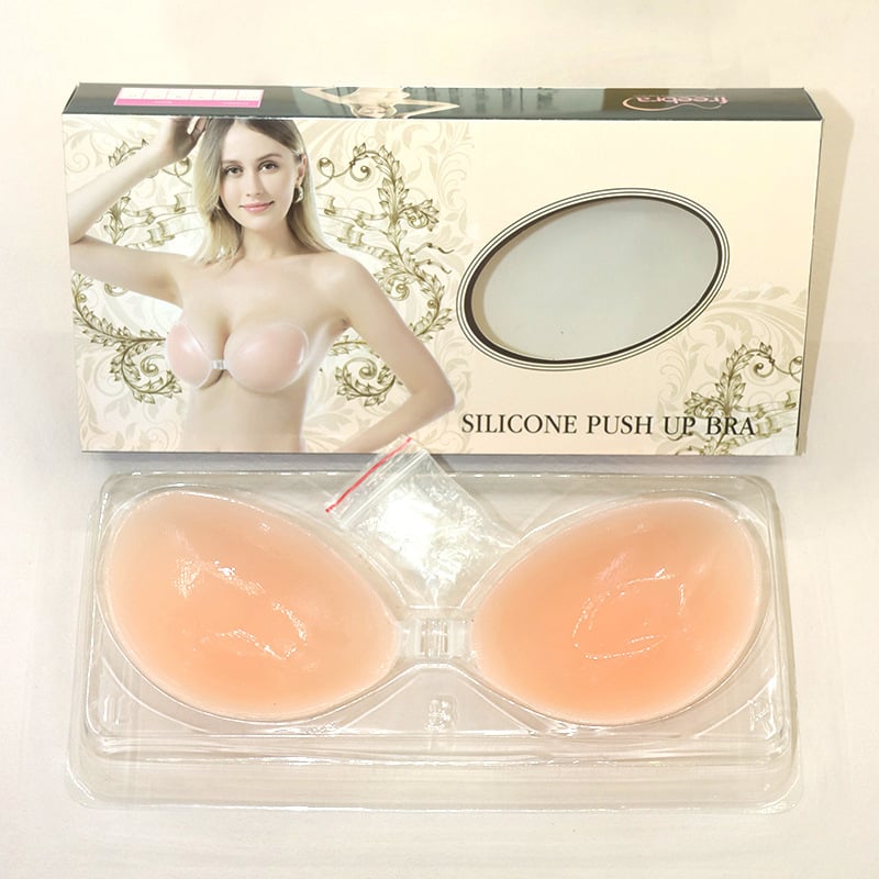 Silikono krūties pleistrai moterims, push-up efekts, nematomi, ploni, apvalūs, seksualus stilius