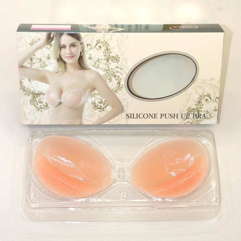 Silikono krūties pleistrai moterims, push-up efekts, nematomi, ploni, apvalūs, seksualus stilius