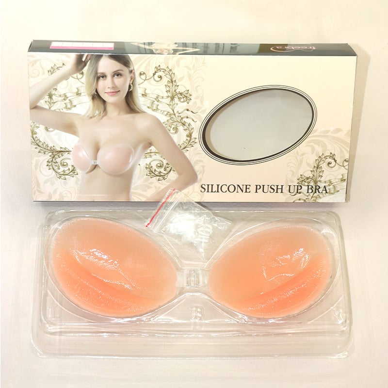Silikono krūties pleistrai moterims, push-up efekts, nematomi, ploni, apvalūs, seksualus stilius