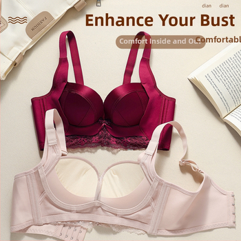 Liemenėlė moterims su mažuo biustu, nailonas, 3/4 kaušelis, Push-Up su šonine laikysena, reguliuojami dirželiai, nugaroje užsegimas su keturiais kabliukais