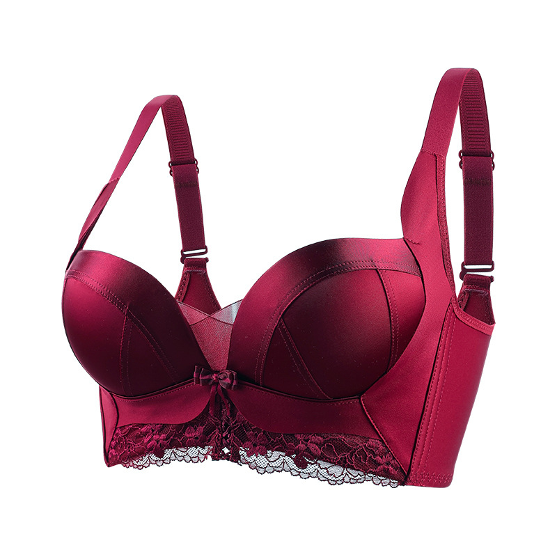 Liemenėlė moterims su mažuo biustu, nailonas, 3/4 kaušelis, Push-Up su šonine laikysena, reguliuojami dirželiai, nugaroje užsegimas su keturiais kabliukais