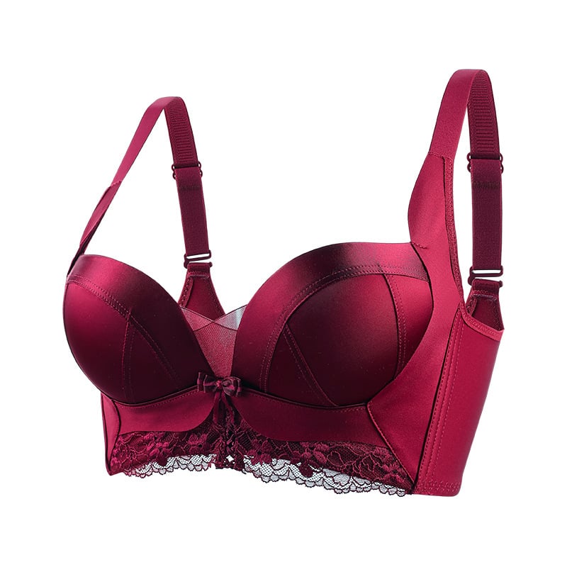 Liemenėlė moterims su mažuo biustu, nailonas, 3/4 kaušelis, Push-Up su šonine laikysena, reguliuojami dirželiai, nugaroje užsegimas su keturiais kabliukais