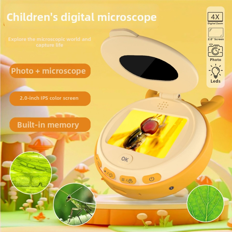 HM020F Laste digitaalne mikroskoop kaameraga – Teaduslikuks uuringuteks ja õppetööks mõeldud õppemäng