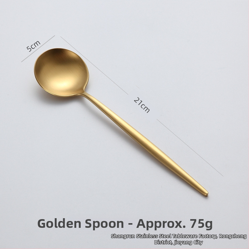 304 nerūdijančio plieno peilių, šakutė ir šaukštų rinkinys vakarietiškam stalui, šiuolaikinis minimalistinis stilius, Hemp wheel poliravimas