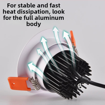 Sisse ehitatud LED seinalamp – alumiiniumkorpus, kaasaegne minimalistlik disain (LED allikas, CRI ≥95, pinge ≤36V, mudel PJ-CHSD)