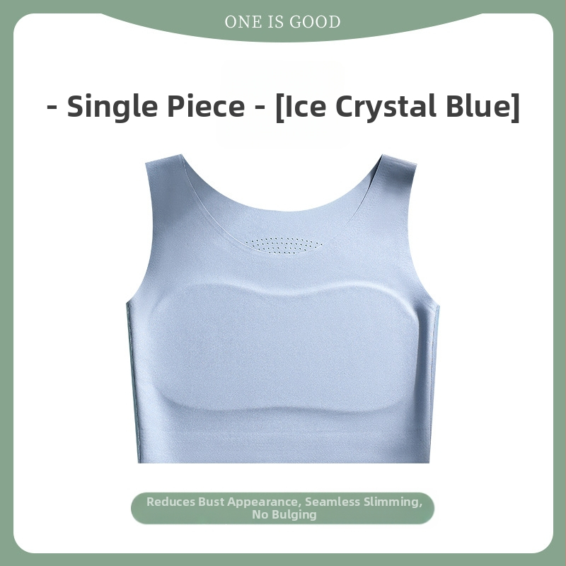 Bešveidė liemenėlė-vest, kvėpuojanti ir patogi, su fiksuotomis dvigubomis petnešėlėmis, plonos formuojančios kaušelius su medvilnine įdėklu, audinys: nailonas-spandeks