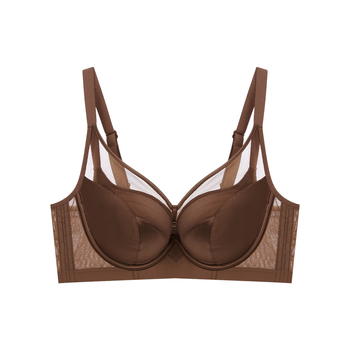 Liemenėlė iš Modal tekstilės su satino paviršiumi, formuoti nailono puodeliai, atminties minkštas plieninis žiedas paramai, nugaros užtrauktukas su keturiais kabliukais, kvėpuojantis dizainas