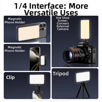 LED výplňové svetlo, ručné, model M120, <10W, 3,7V