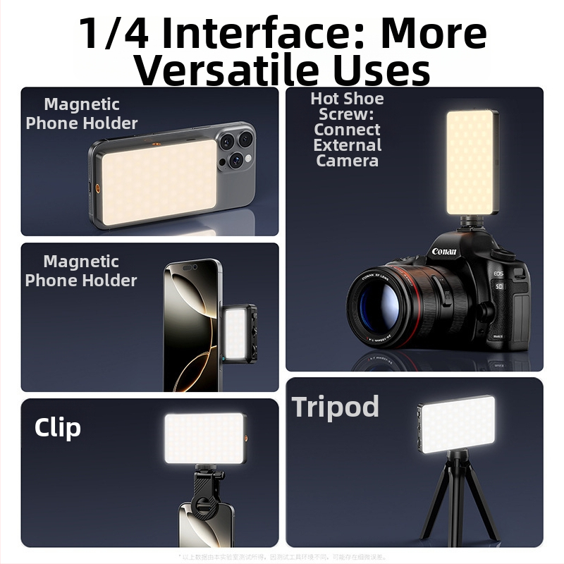LED výplňové svetlo, ručné, model M120, <10W, 3,7V