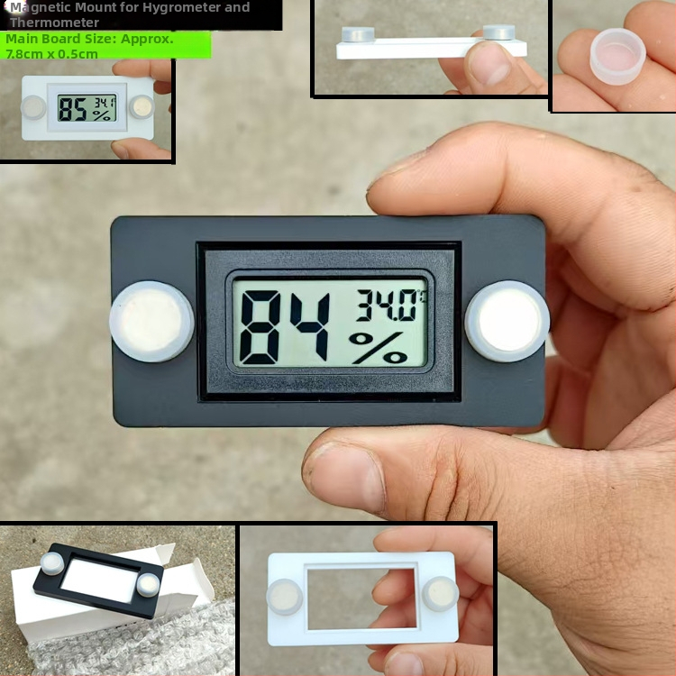 Temperatūras un mitruma mērītājs rāpuļiem ar magnētisku turētāju audzēšanai kastē – Izcelsme: Ķīna; Importēšana: Nē