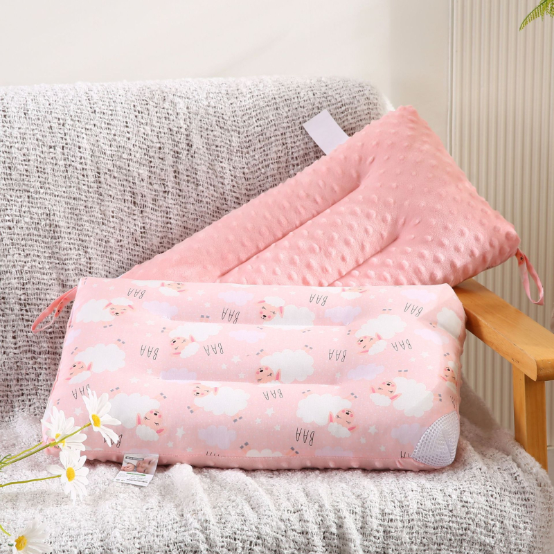 Stačiakampio formos vaiko pagalvė su DuPont Fiber užpildymu, grynas medvilnės audinys, animacinių filmų stilius