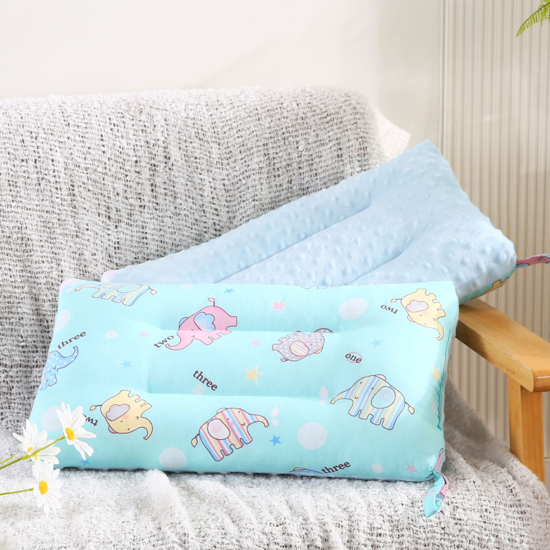 Stačiakampio formos vaiko pagalvė su DuPont Fiber užpildymu, grynas medvilnės audinys, animacinių filmų stilius