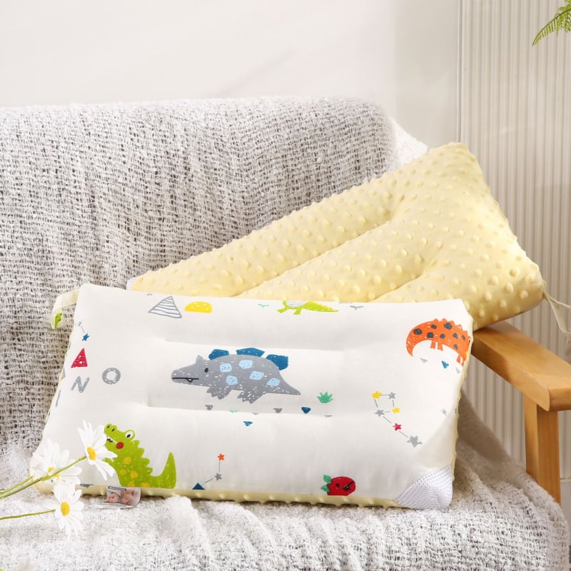 Stačiakampio formos vaiko pagalvė su DuPont Fiber užpildymu, grynas medvilnės audinys, animacinių filmų stilius