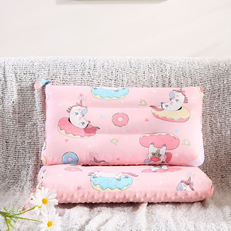 Stačiakampio formos vaiko pagalvė su DuPont Fiber užpildymu, grynas medvilnės audinys, animacinių filmų stilius