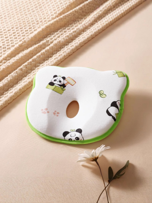 Naujagimių U formos galvos formavimo pagalvė, 100% medvilnė, anti-plokščiai galvai, tinkama kūdikiams nuo gimimo iki 12 mėnesių