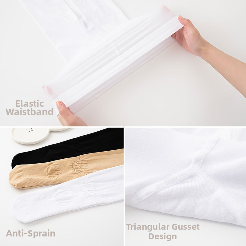 Gyerekeknek szóló tánc harisnyák jacquard nylonból – vékony, légáteresztő, nedvszívó, boka védelem