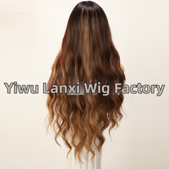 Perukas iš karščiui atsparių pluoštų, didelės bangos, modelis SM6060, galima dažyti