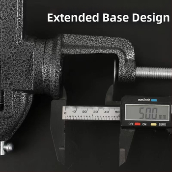 Mini Vise medvaržiams ant darbastalio, liejamo plieno, antimagnetinis, svoris 100