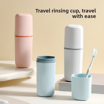 Dantų šepetėlių laikiklis su saugojimo funkcija – PP medžiaga, spausdintas logotipas, pakabinimo būdas: kiti metodai.