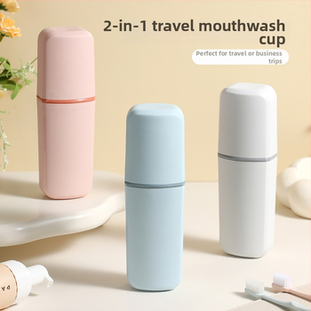 Dantų šepetėlių laikiklis su saugojimo funkcija – PP medžiaga, spausdintas logotipas, pakabinimo būdas: kiti metodai.