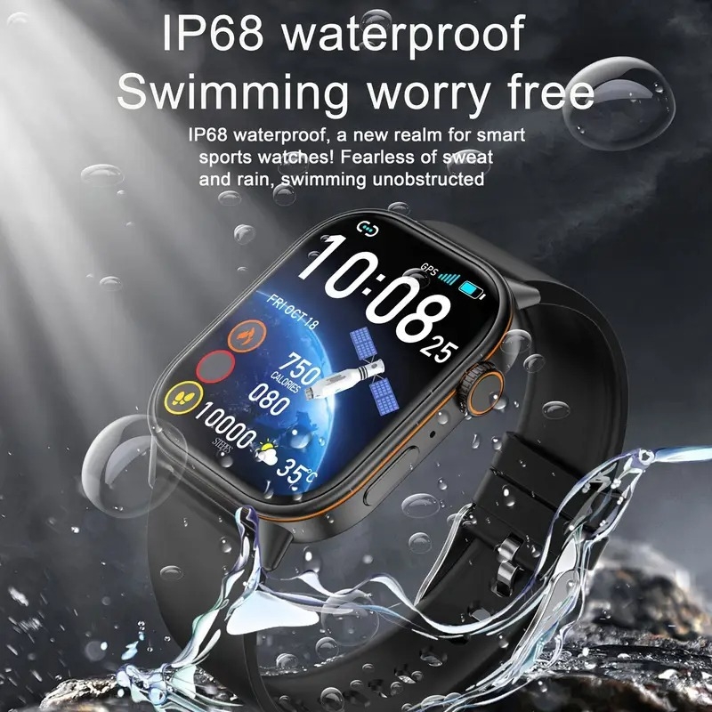 CY900 Έξυπνο ρολόι με TFT οθόνη, κλήσεις Bluetooth, offline Alipay, παρακολούθηση καρδιακού ρυθμού, μέτρηση βημάτων