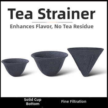 Keraminis arbatos ir kavos filtras su smulkių porų filtru, be popierinio filtro, U tipo arba V tipo filtras, paprastas stilius