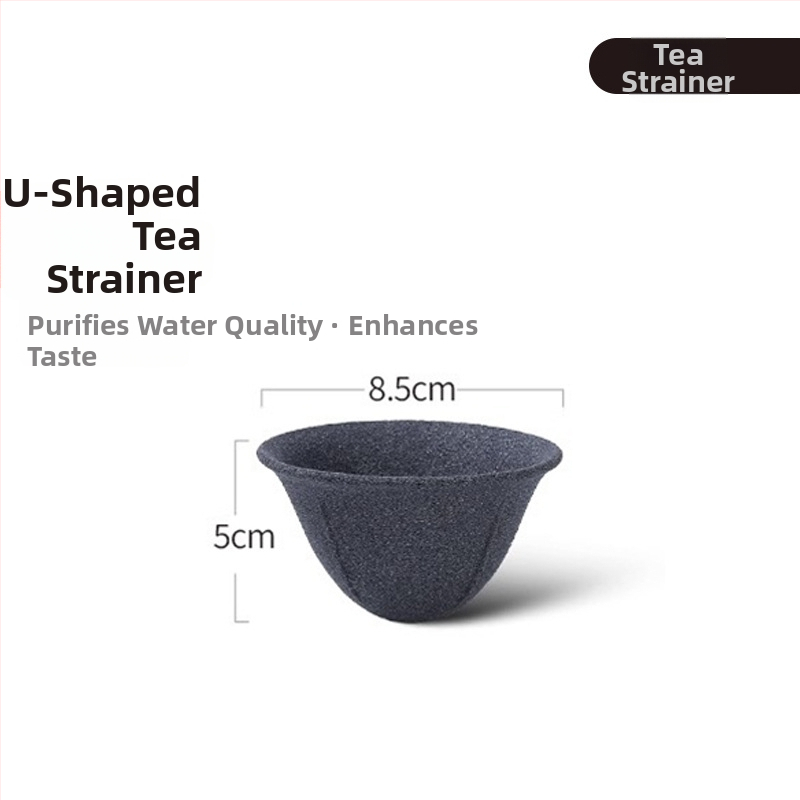 Keraminis arbatos ir kavos filtras su smulkių porų filtru, be popierinio filtro, U tipo arba V tipo filtras, paprastas stilius