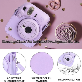Instax Mini fotoaparato krepšys, 7-in-1 komplektas, PU korpuso, įtraukia mini nuotraukų albumą