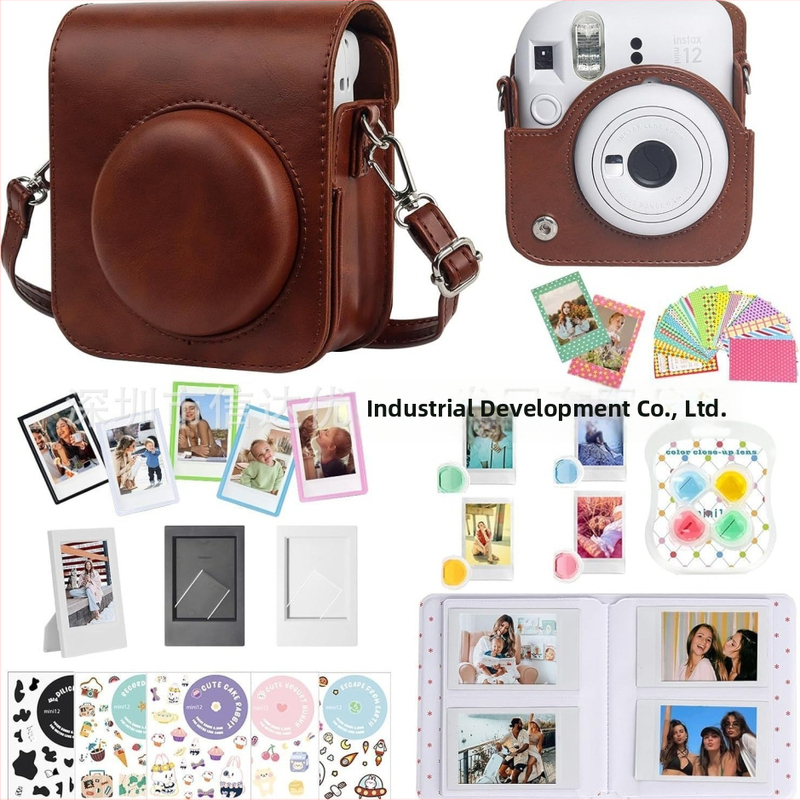 Instax Mini kaamera kott, 7-in-1 komplekt, PU korpus, sisaldab mini fotoraamatut