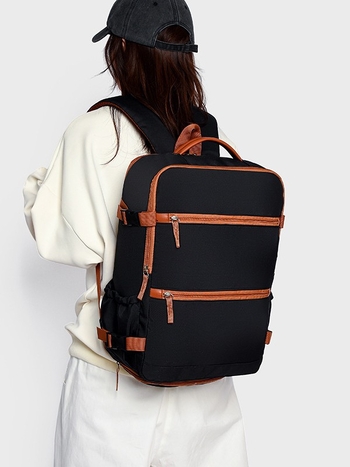 Üzleti utazó hátizsák száraz–nedves rekeszével, uniszex, 12 hüvelykes laptophoz, vízálló Oxford anyagból, 20–35 L