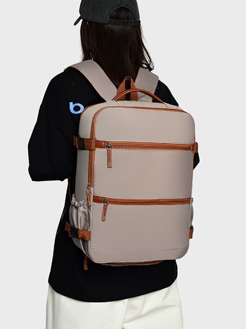 Üzleti utazó hátizsák száraz–nedves rekeszével, uniszex, 12 hüvelykes laptophoz, vízálló Oxford anyagból, 20–35 L