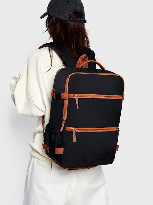 Üzleti utazó hátizsák száraz–nedves rekeszével, uniszex, 12 hüvelykes laptophoz, vízálló Oxford anyagból, 20–35 L