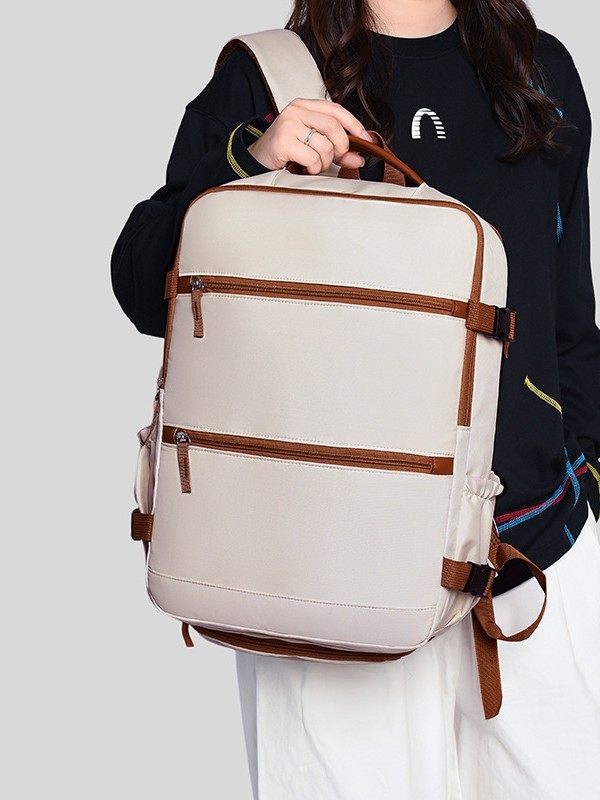 Üzleti utazó hátizsák száraz–nedves rekeszével, uniszex, 12 hüvelykes laptophoz, vízálló Oxford anyagból, 20–35 L